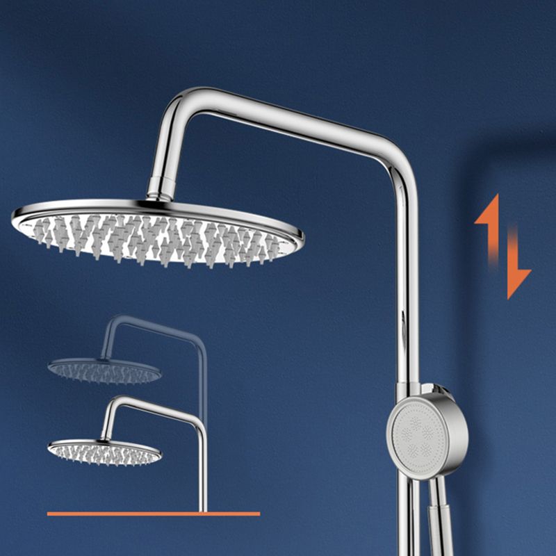 Modern Shower System Handle Lever Wall Mounted Copper Shower System