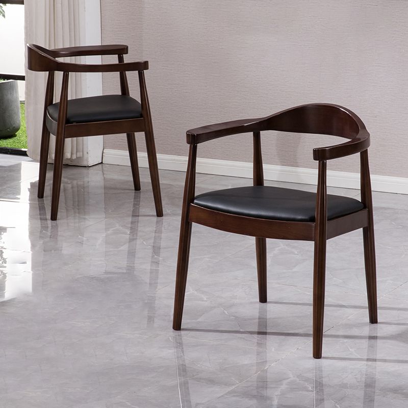 Traditional Style Solid Wood Chairs Kitchen Dining Open Back Side Chair