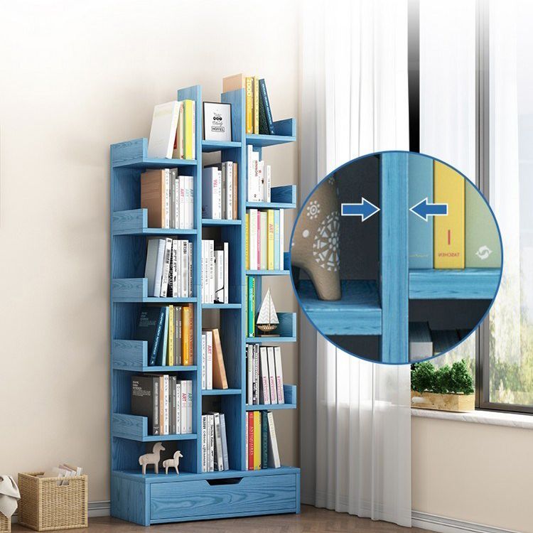 Bibliothèque de berceau de berceau d'ingénierie de style bibliothèque de style scandinave pour salle d'étude de bureau à domicile