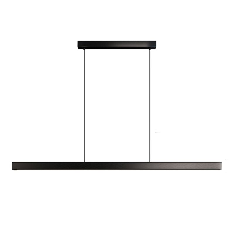 Linear Pendant Lighting Contemporary Metal 1 Light Pendant Light for Kitchen Island