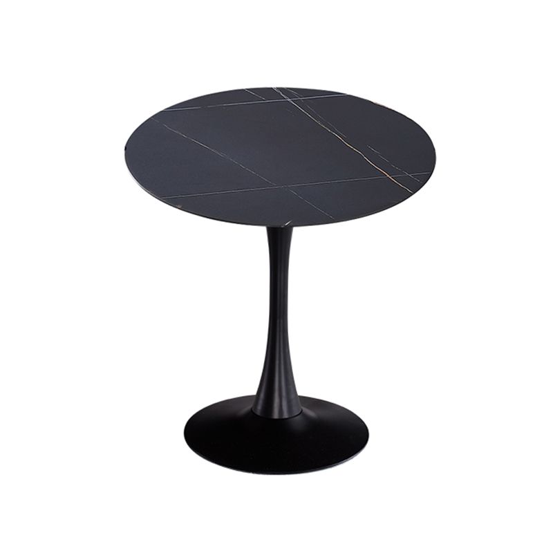 Modern Style Dining Table Round Sintered Stone Dining Table for Home Use