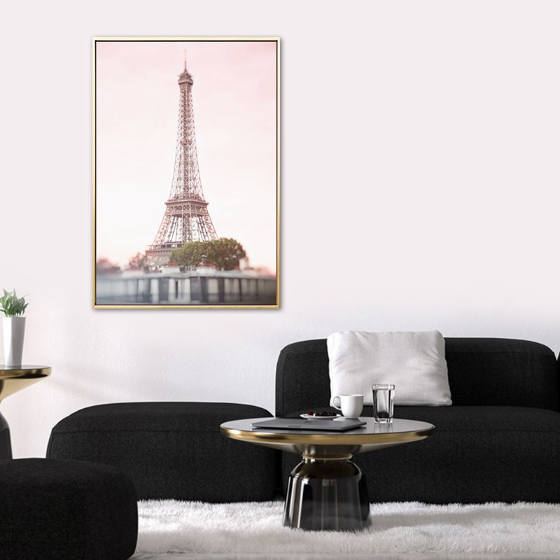 Architecture Painting for Girls Bedroom in Pastel Color, Multiple Sizes Available