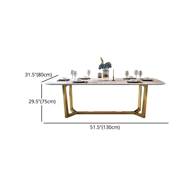 Scandinavian 1/4/5/7 Pcs Dining Chairs Set Sintered Stone Dining Table Set