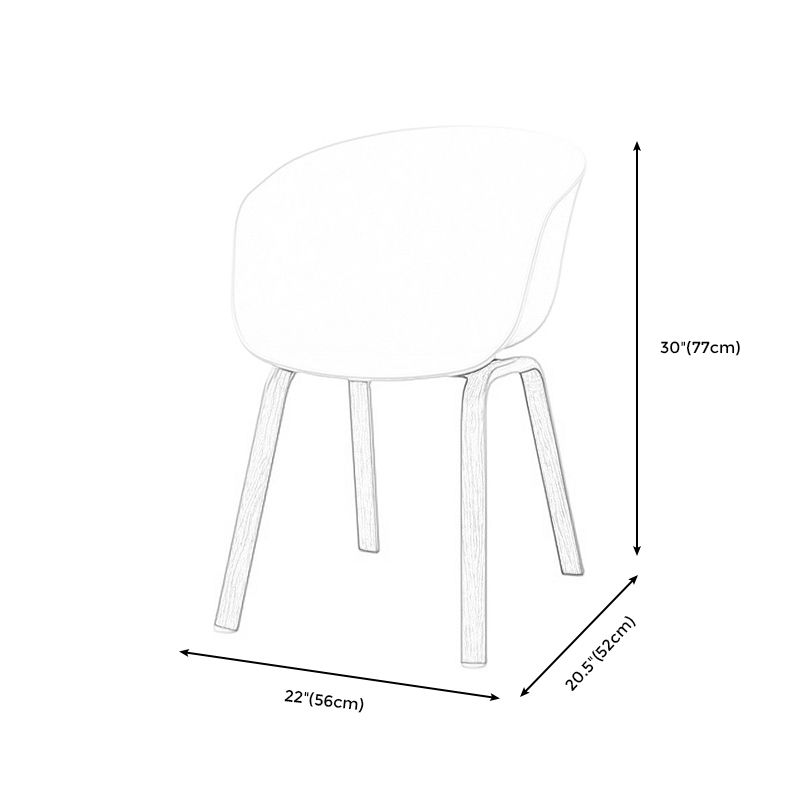 Barrel Chair 22.04" L x 30.31" W x 35.43" H Fino Barrel Accent Chair for Living Room