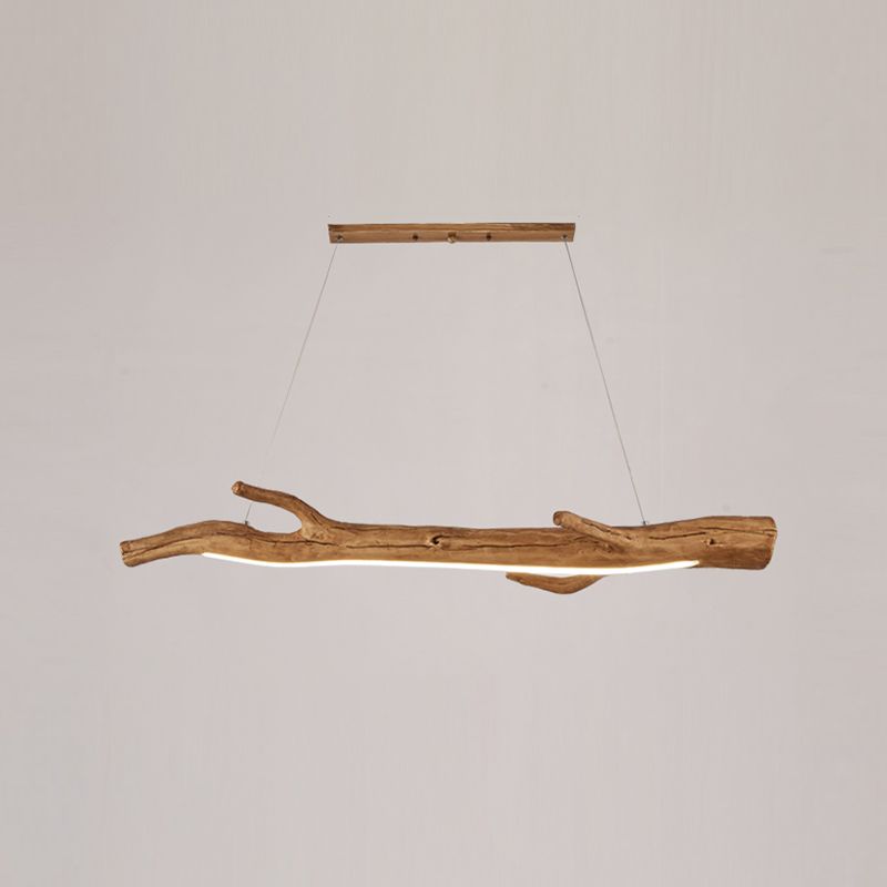 Modern Resin Ceiling Light Branch Shape Island Light with Acrylic Shade for Living Room