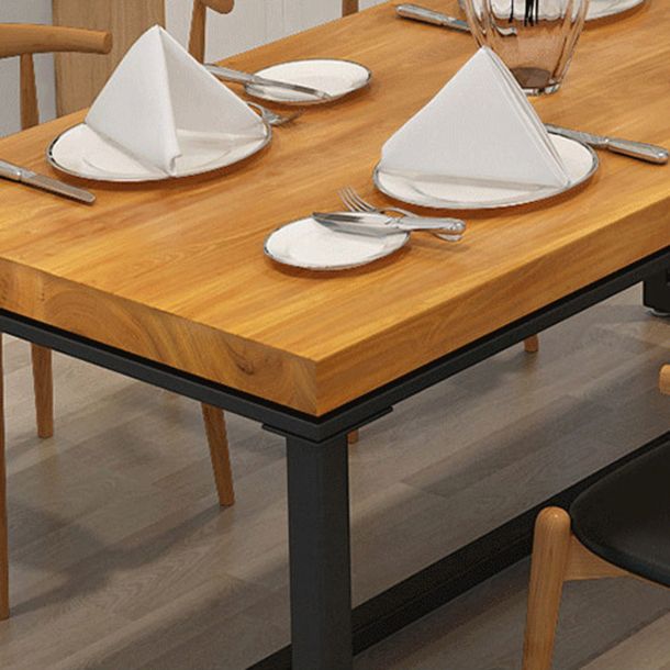 Modern 1/5 Pieces Dining Set Rectangle Pine Wood Dining Table for Kitchen Dining Room