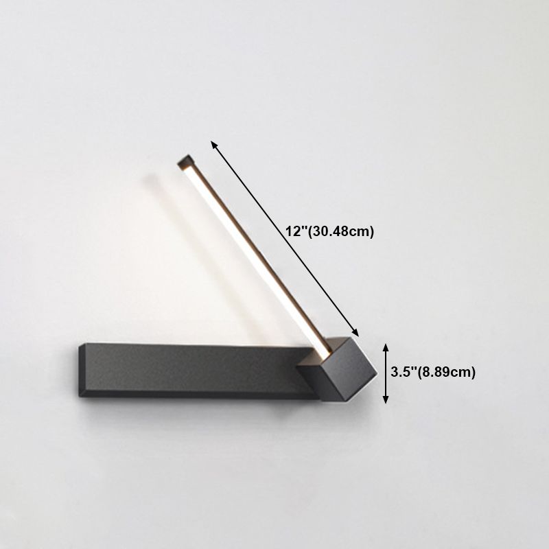 Moderne Metallwandleuchte Form rotatierbarer LED -Wandleuchten für Schlafzimmer