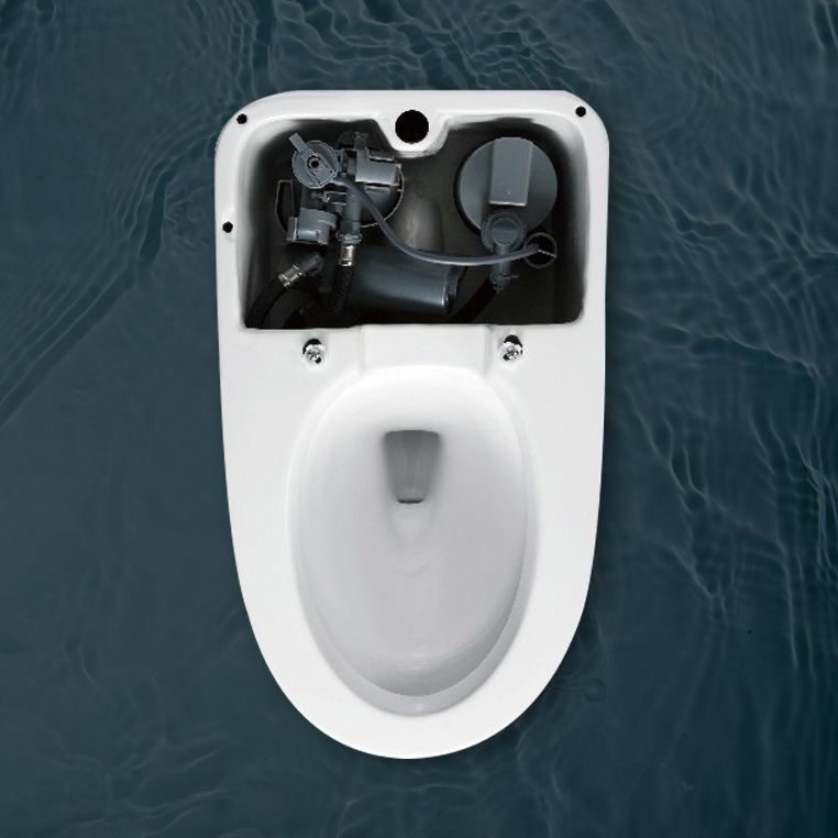 Modern Elong Toilet Bowl One Piece Toilet with Seat for Bathroom