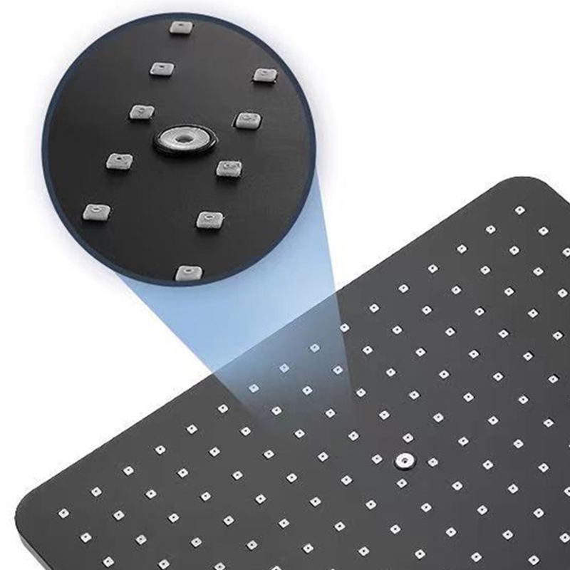 Modern Shower Head Rain Fall Fixed Shower Head Square Rain Fall Hand Shower