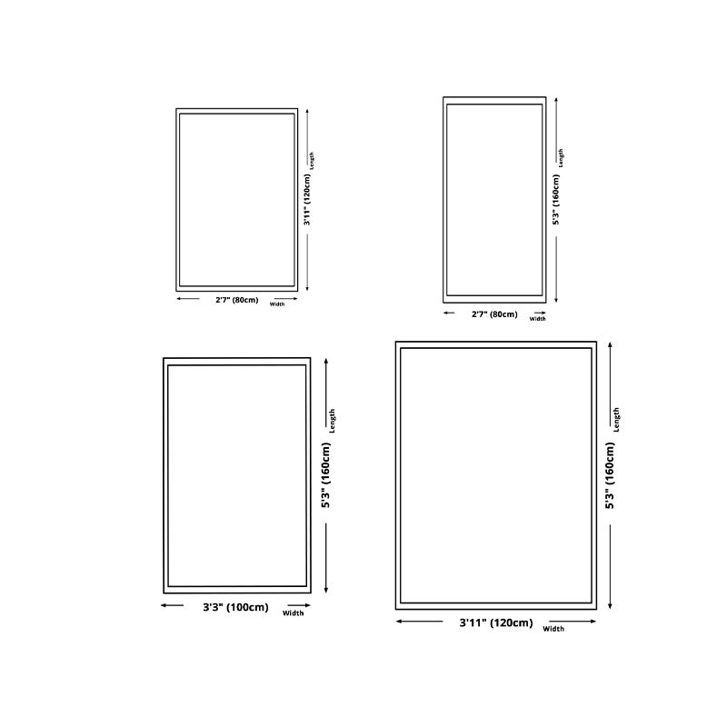 Modern Underwater World Animals Rug Area Rug Polyester Anti-Slip Backing Rug