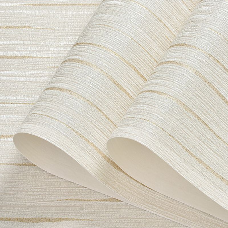 Self-Adhesive Stripes Wallpaper Roll Light-Color Simplicity Wall Decor for Bedroom, Easy to Remove