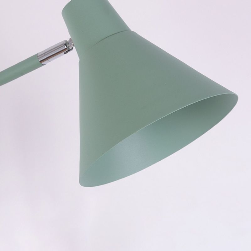Macaroon Metal Floor Reading Lampe 1-Light Floor Light avec armoire pour le salon