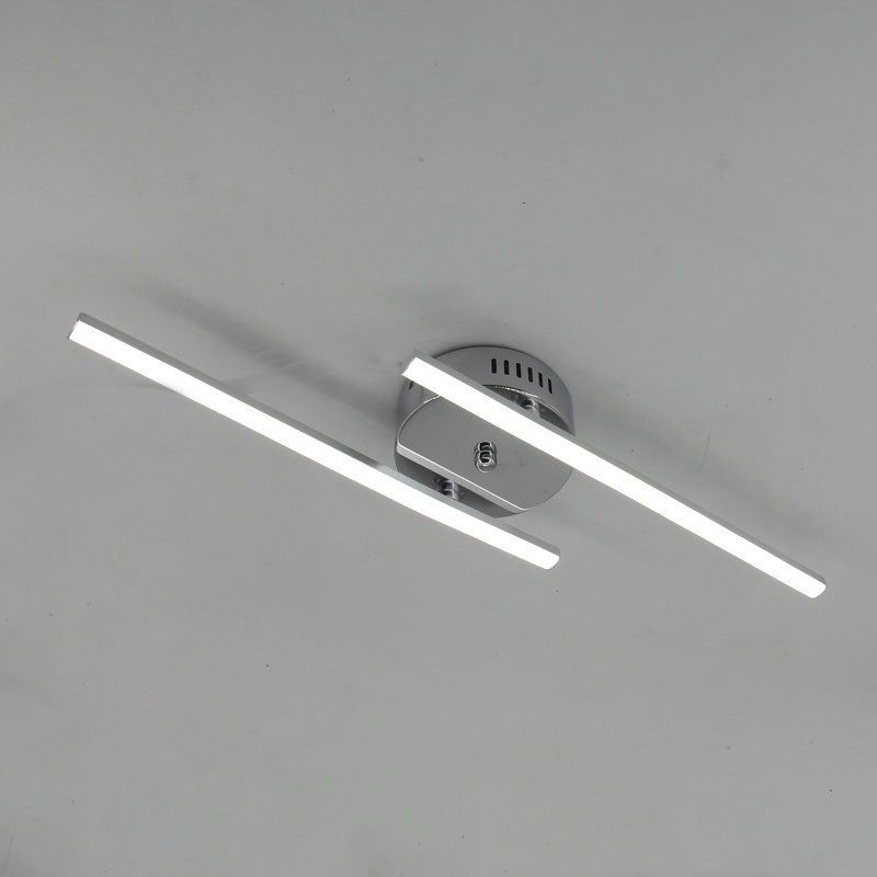 Nordic Style Metal Vanity Light Strip Shape LED Vanity Lamp for Shower Room