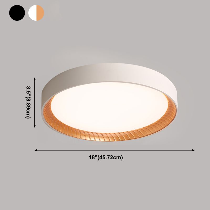 Modern LED Flush Mount Light Acrylic Shade Ceiling Lamp for Living Room Meeting Room