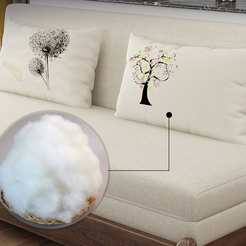 31" Wide Contemporary Futon Sofa Bed Cushion Back Futon Sleeper Sofa