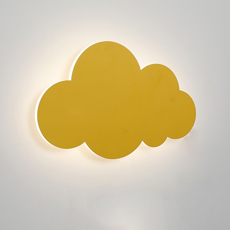 1 Light Cloud Wall Sconce Modern Style Metal Wall Lighting for Bedroom