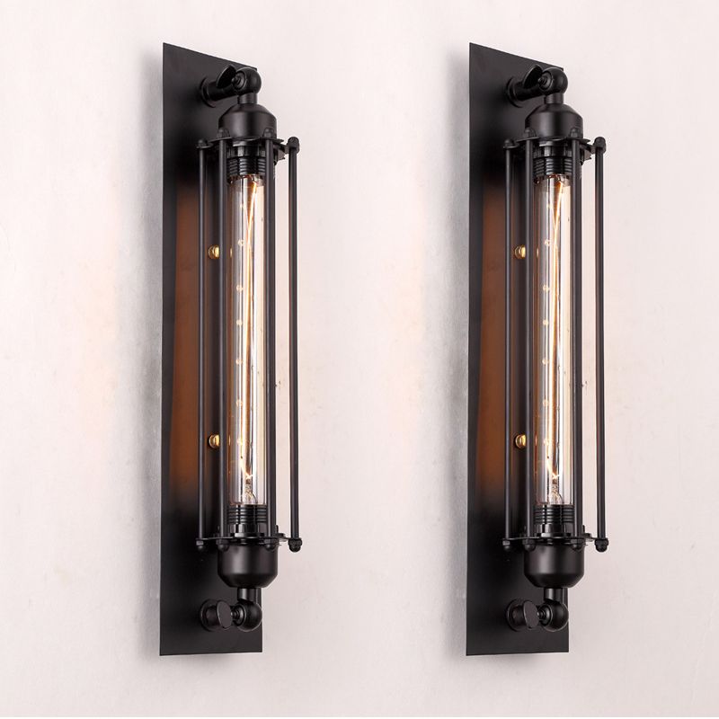 Metal Geometric Wall Mount Light Fixture Industrial 1 Light Wall Lamps