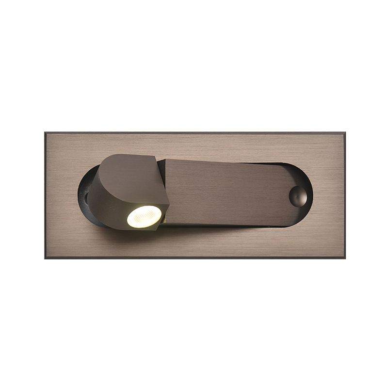 Modernism Single Wall Mounted Sconce Metal Wall Light with Hole 3'