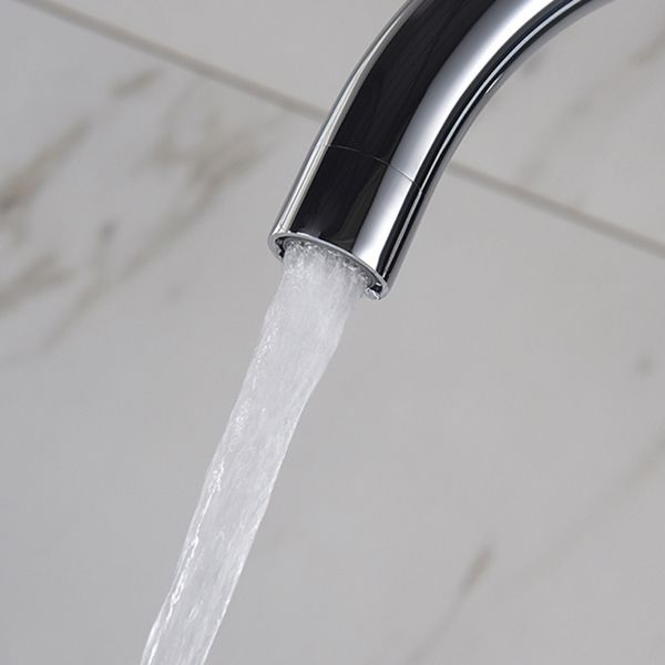 Modern Style Freestanding Bathtub Faucet Brass Floor Mounted Freestanding Faucet