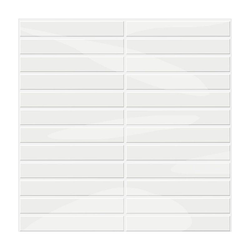 Modern Peel & Stick Subway Tile PVC Rectangular Peel and Stick Backsplash