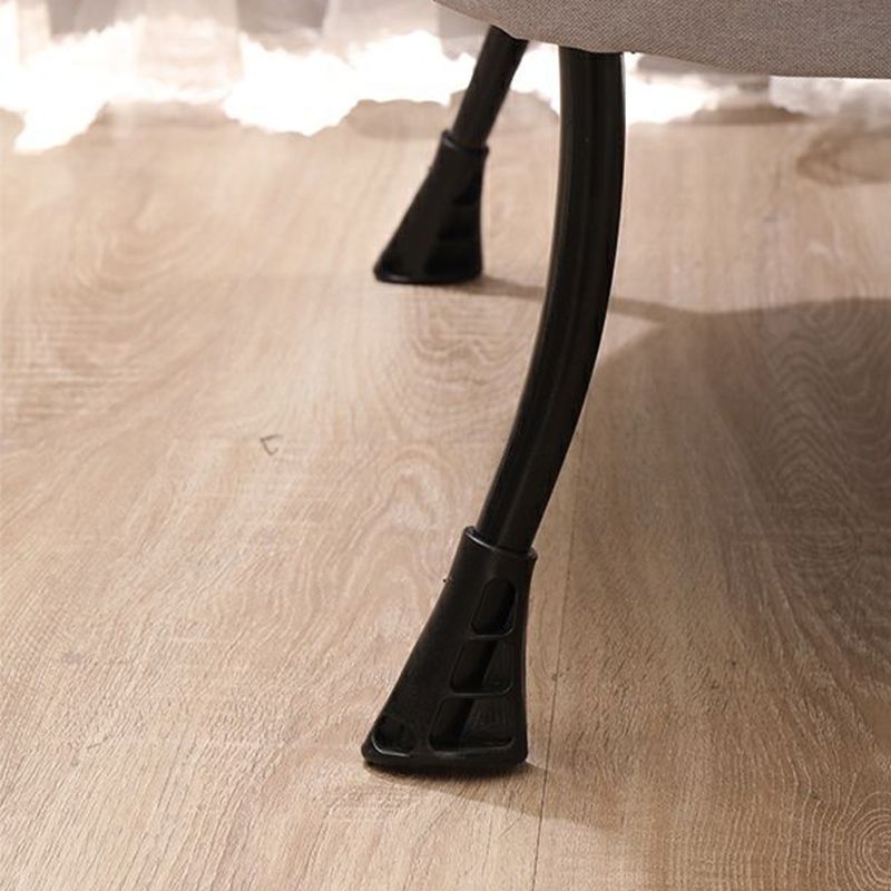 29.53"L x 27.56"W x 37.4"H Modern Sewn Pillow Back Sloped Arms Chair