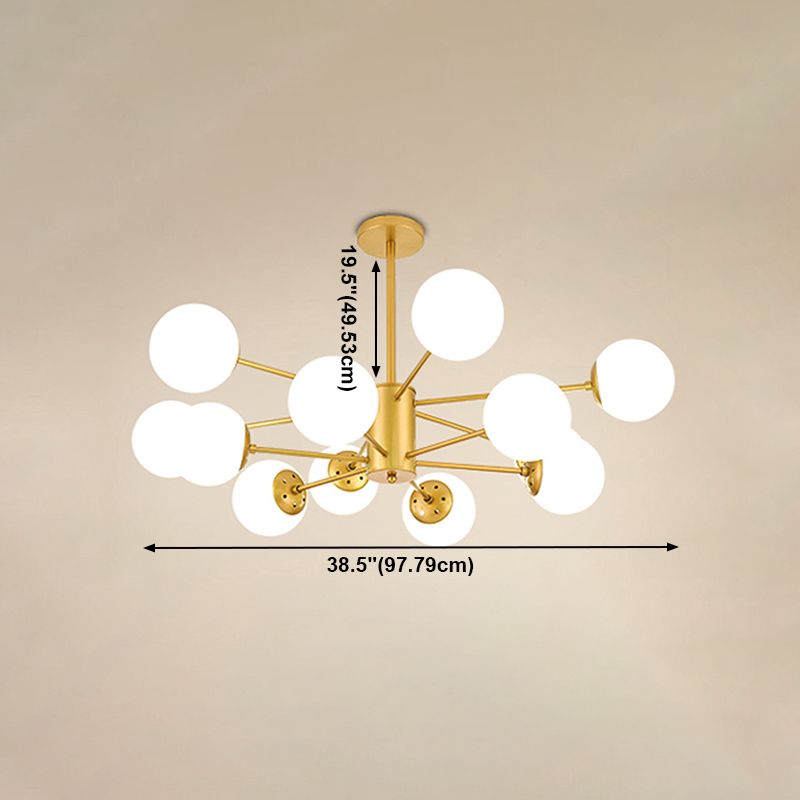 Glass Contemporary Nordic Pendant Lighting Fixtures Sputnik Hanging Lights