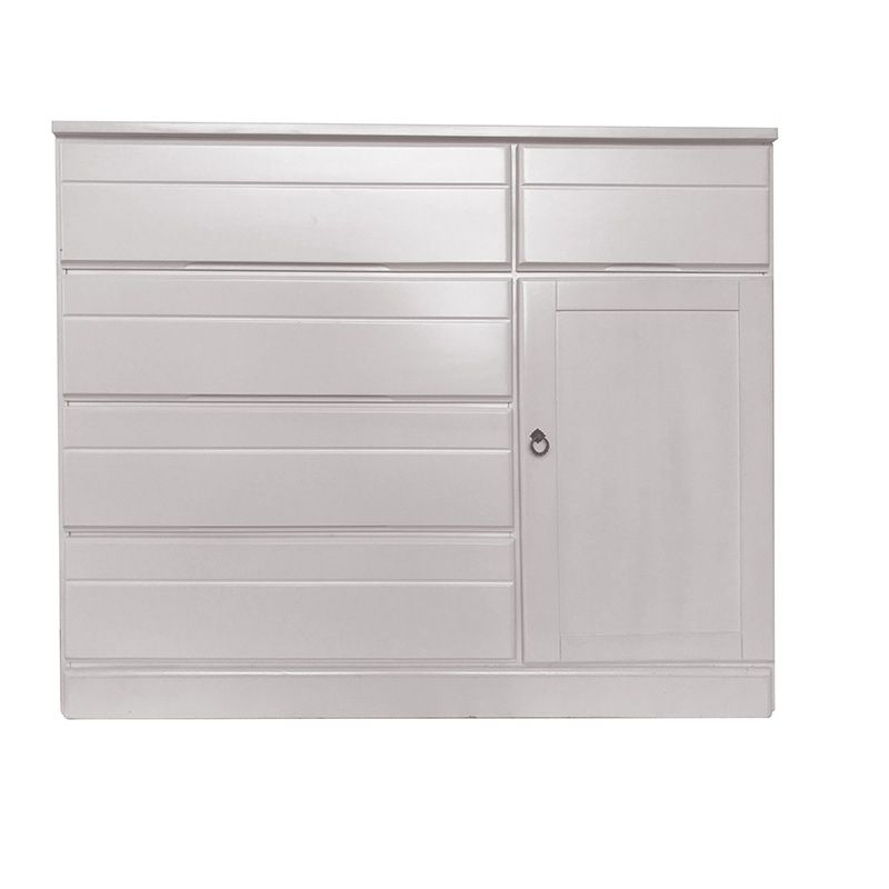 Solid Wood Modern Storage Chest Dresser Horizontal Storage Chest Dresser