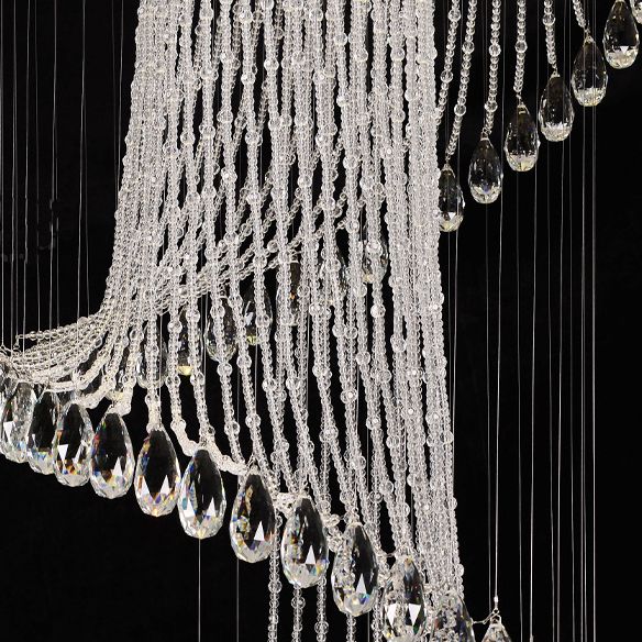 Molecular Pendant Chandelier Modern Luxury Style Crystal Hanging Light