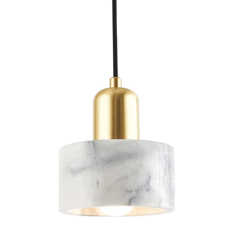 Modern Marble One Blub Pendant Light for Bedroom Dinning Room Lighting Fixture