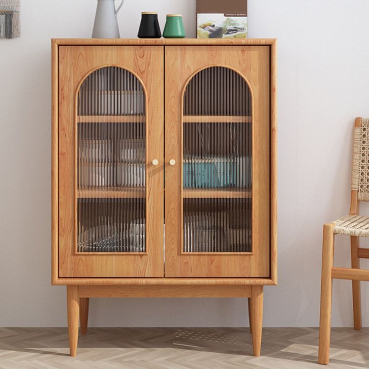Mid-Century Modern Rectangle Accent Cabinet with Straight Legs