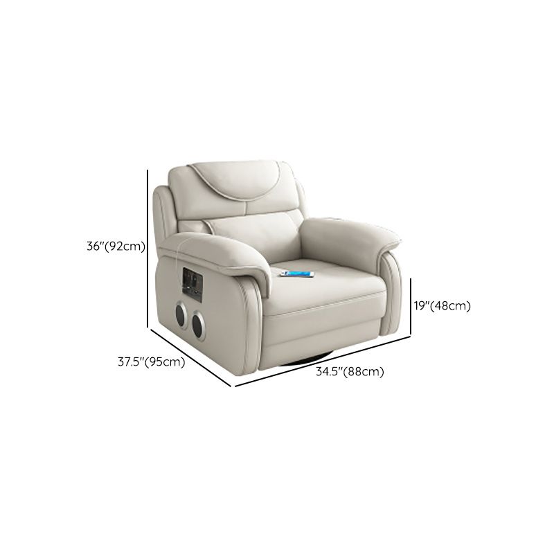 USB Charge Port Standard Recliner Extended Footrest Recliner Chair