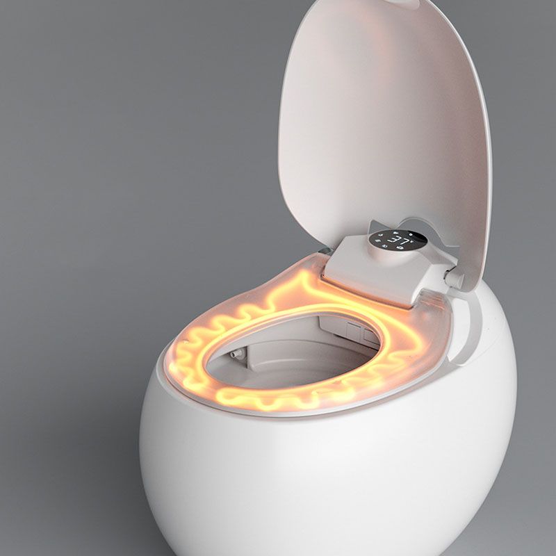 Modern Siphon Jet Flush Toilet Colonial White Heated Seat Urine Toilet with Toilet Seat