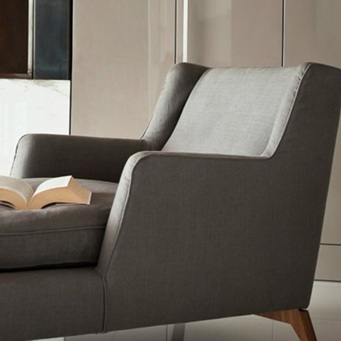 Upholstered Chaise Lounge Couch Micro-Fabric Chaise Lounge Chair Scandinavian Chaise