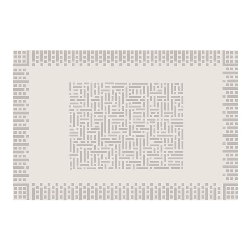 Modern Indoor Rug Polyester Graphic Rug Stain Resistant Rug for Living Room