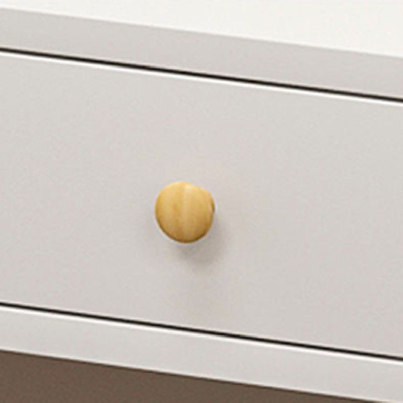 Wood and Metal Vanity Table with Stool Accent 5/6 Drawers Makeup Desk