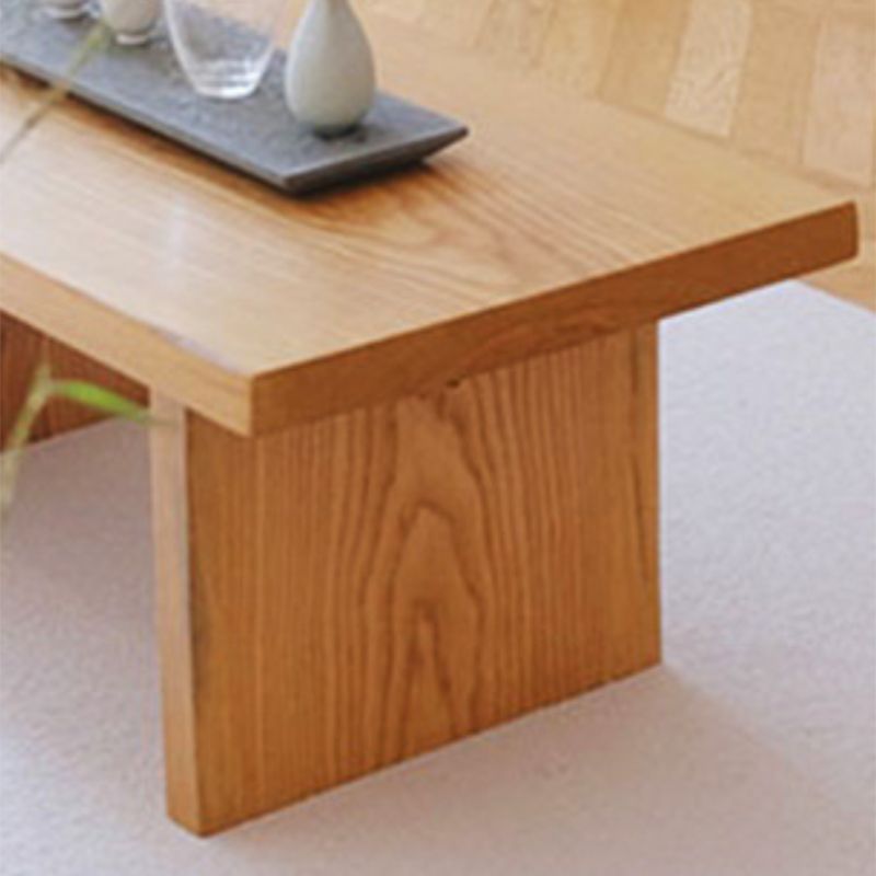 Scandinavian Sled Coffee Cocktail Table in Pine Wood Coffee Table
