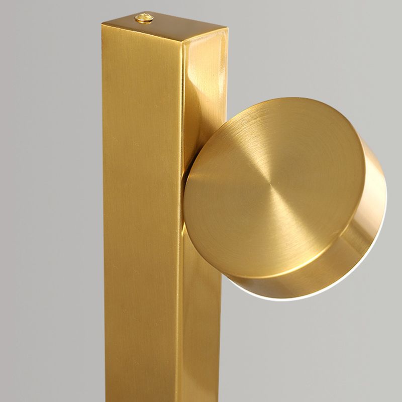 Round Shape Metal Wall Light Modern Style 1-Light Wall Light Sconce