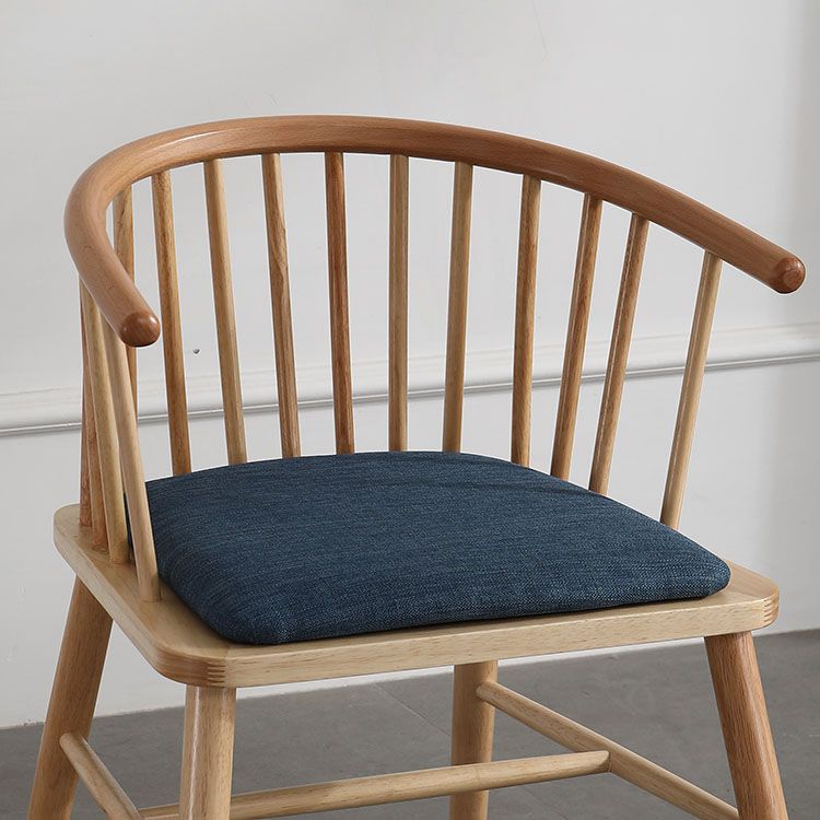 Silla trasera Windsor de estilo moderno, sillones de comedor con patas de madera para cocina