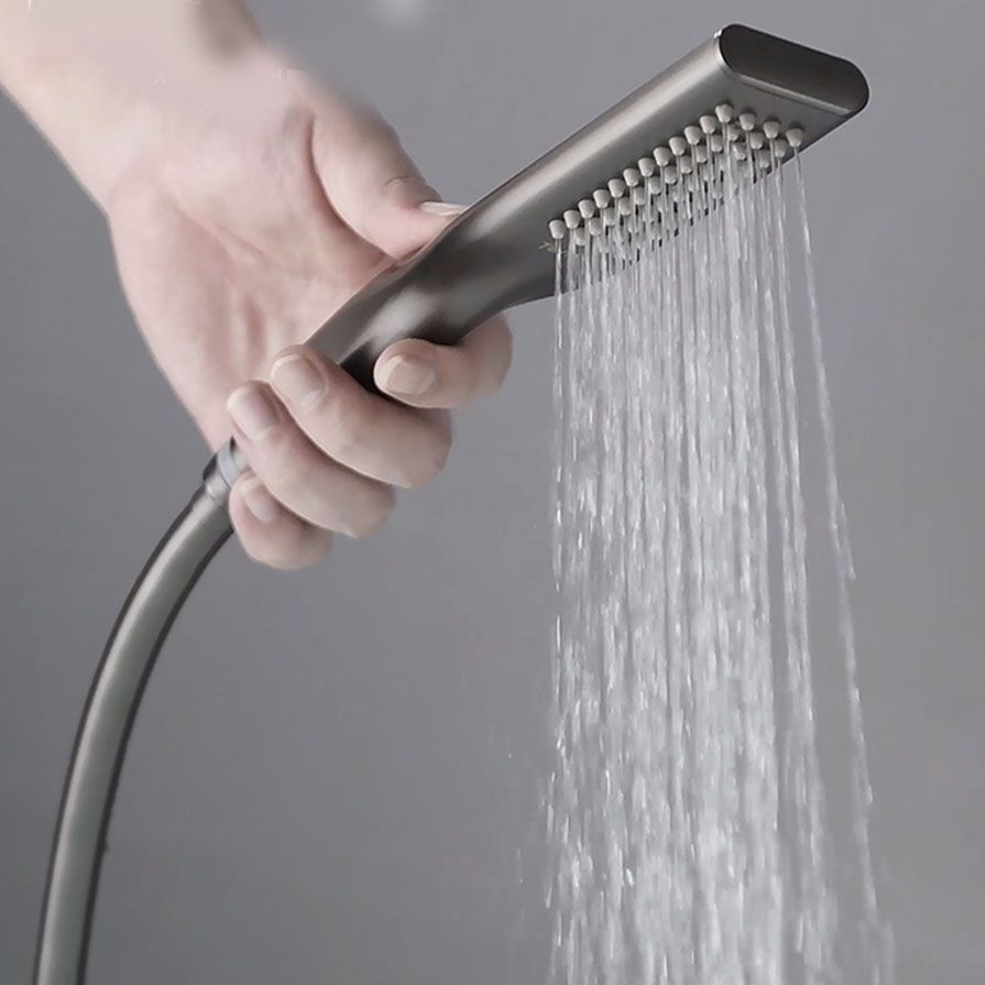 Contemporary Bathroom Faucet Floor Mounted Copper Free Standing Tub Filler Faucet