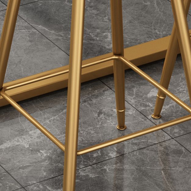 Glam Indoor Bar Stool and Table Set 1/2/3 Pieces White Table and Stool Set