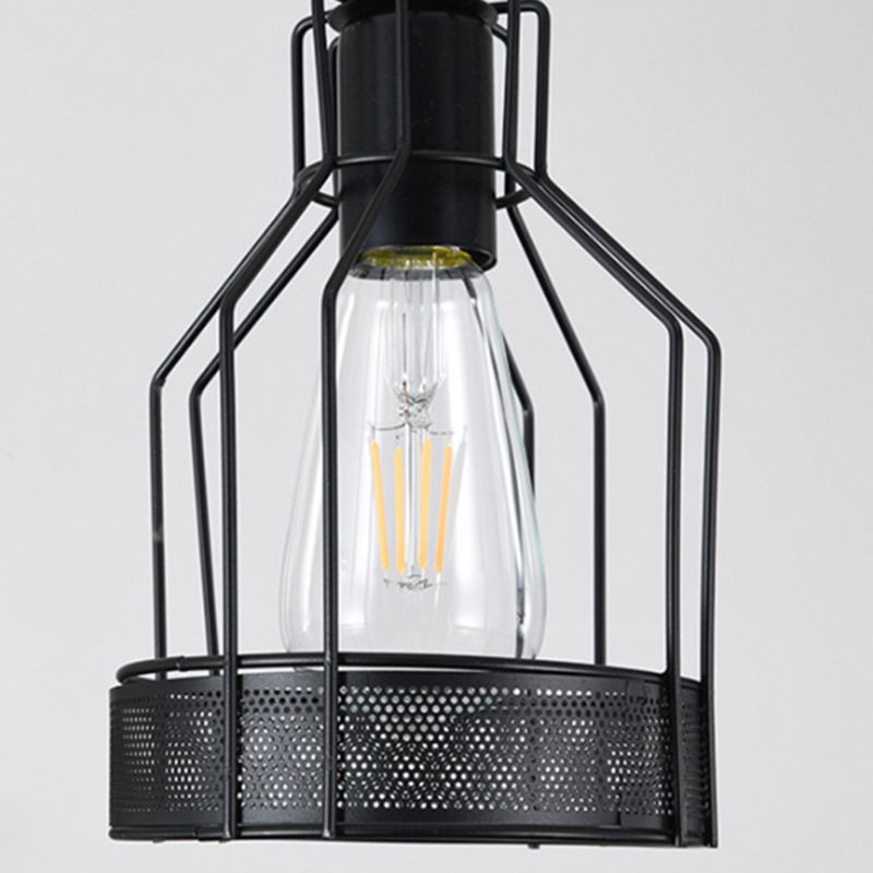 Industrial Island Light Household Metallic Hanging Lighting Fixture for Dining Room