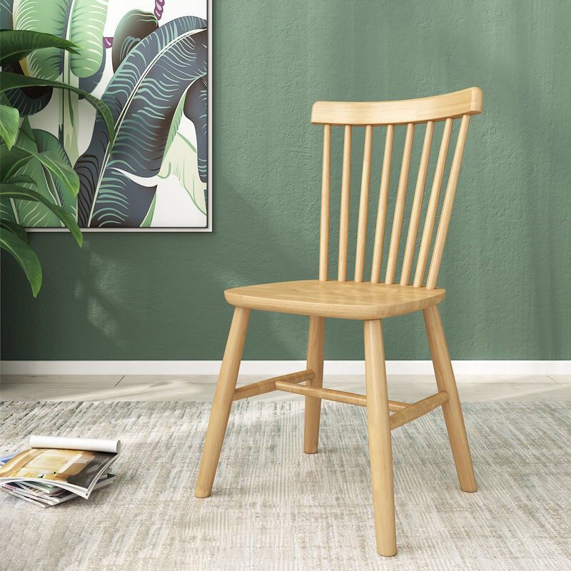 Minimalist Style Dining Room Sets with Solid Wood Dining Table and Chairs