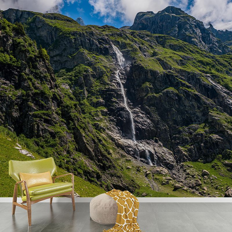 Customized Mountain Landscapes Mural Environment Friendly Wallpaper for Bedroom