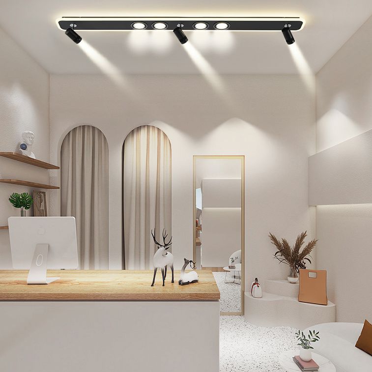 Ultradünne, quadratische, moderne LED-Deckenleuchte für die Unterputzmontage aus Metall für den Flur