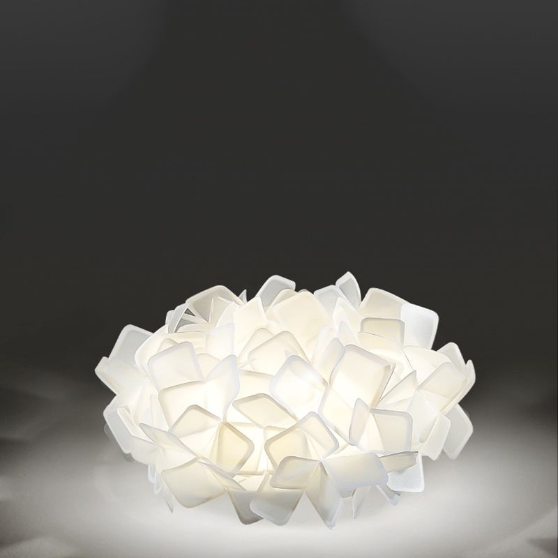 Lámparas de montaje empotrado Blossom, luces de techo contemporáneas de plástico, montaje empotrado