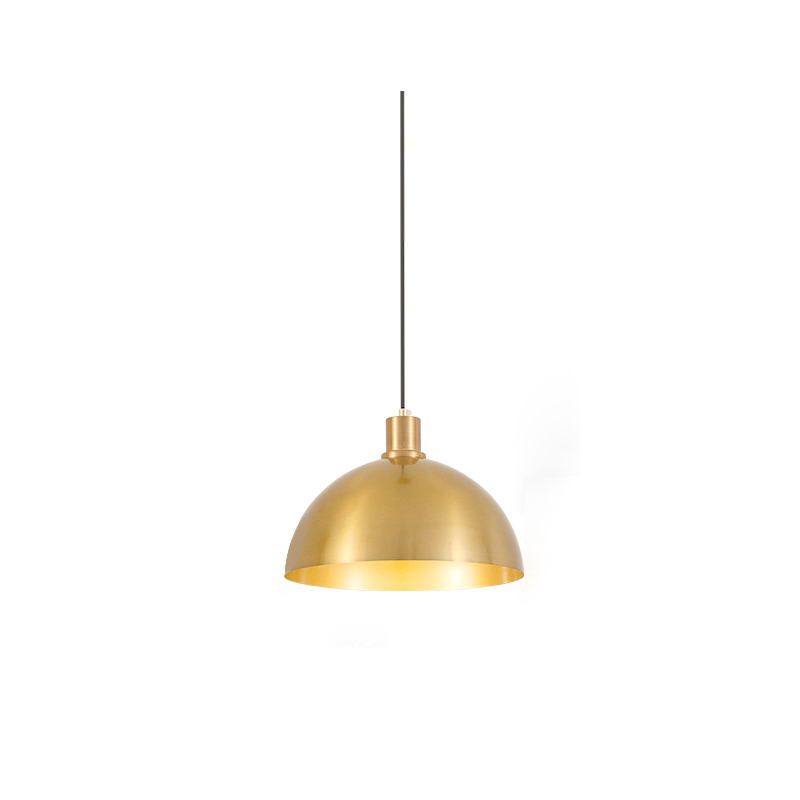 Schattiertes Metallhängern Beleuchtungsbestand zeitgenössischer Stil Gold Hanging Light Kit