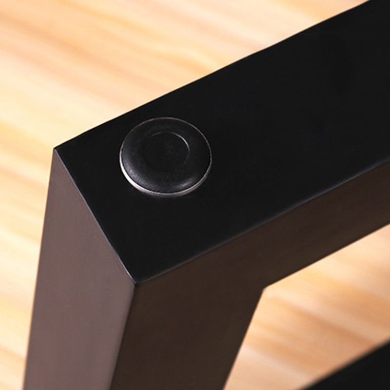 11.8" Wide Solid Wood Bench Natural Dining Bench Wood with Metal Legs