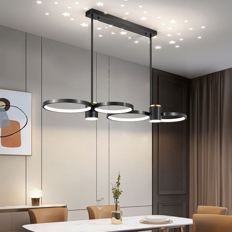 Modern Kitchen Pendant Lights Linear Pendant Chandelier Lighting Fixtures