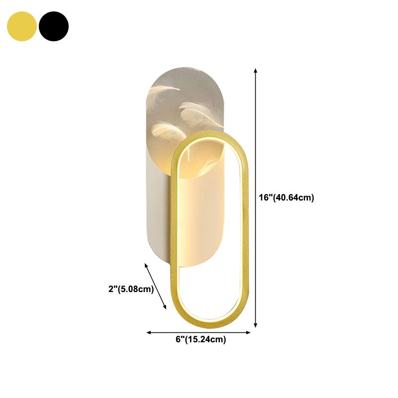 Modern Style Wall Mount Light LED Wall Light with Acrylic Shade for Bedroom