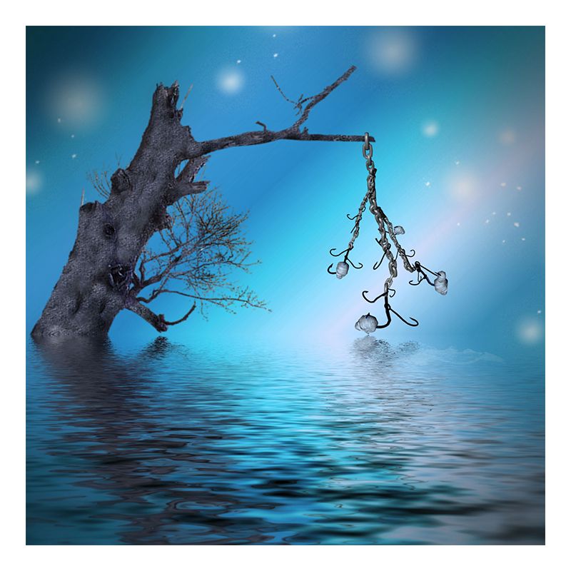 Mildew Resistant Dreamland Mural Illustration Sitting Room Wall Mural